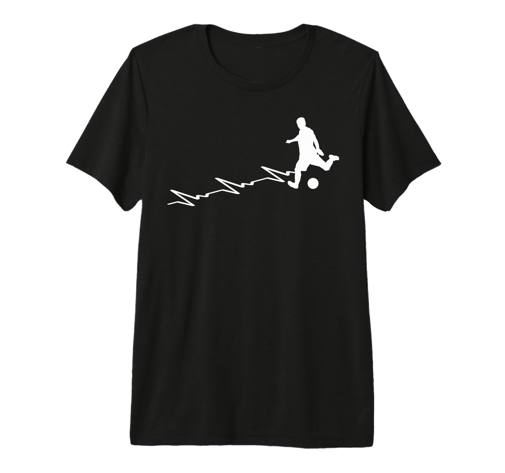 Soccer Heartbeat Funny Soccer Lover T-Shirt - Novelty Apparel Men Women - T-Shirt, Sweatshirt, Hoodie