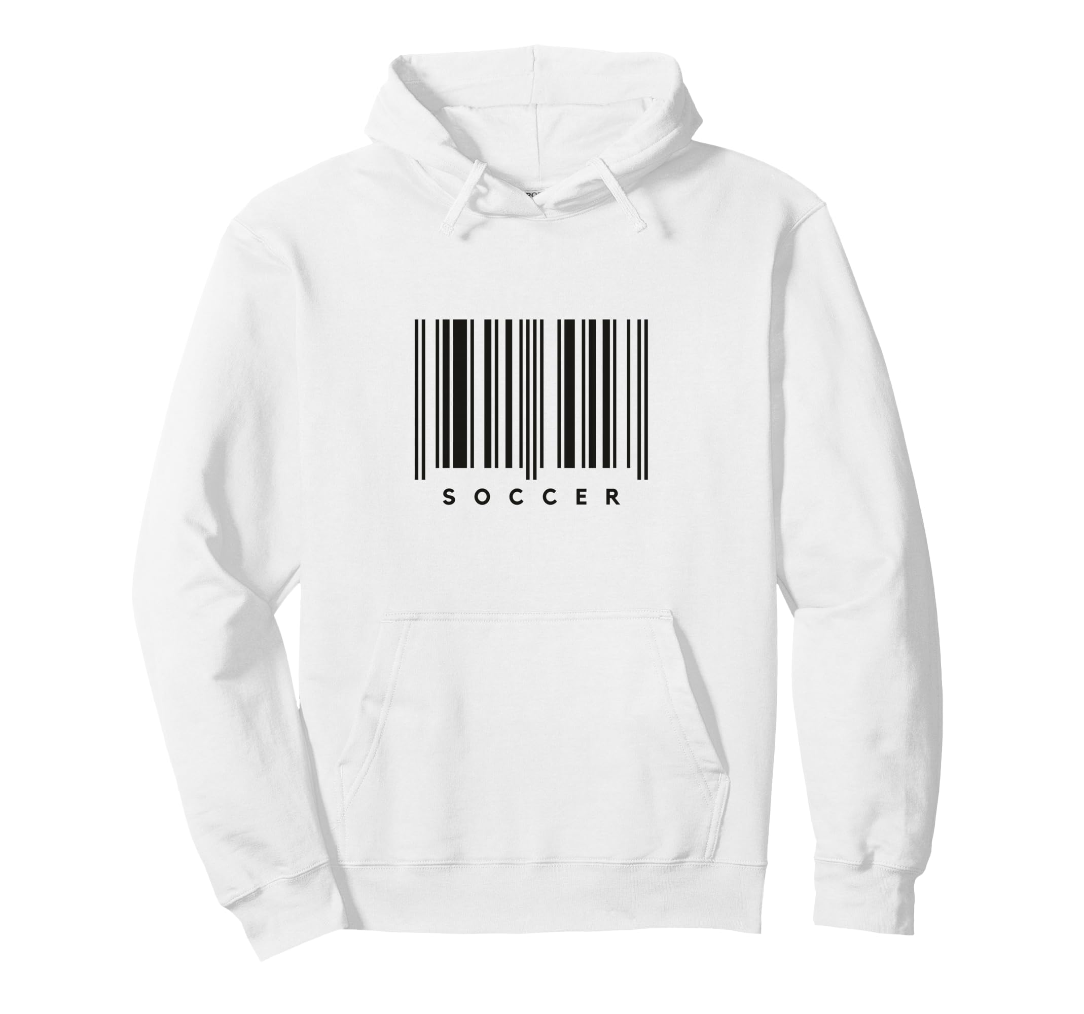 Soccer Barcode Futbol Player Hoodie - Casual Everyday Wear Unisex - T-Shirt, Sweatshirt, Hoodie