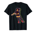 Womens Roller Skating Afro 70S 80S T-Shirt - Novelty Apparel Men Women - T-Shirt, Sweatshirt, Hoodie