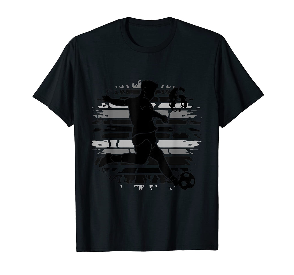 Grunge Soccer Number Six T-Shirt - Unique Graphic Men Women - T-Shirt, Sweatshirt, Hoodie