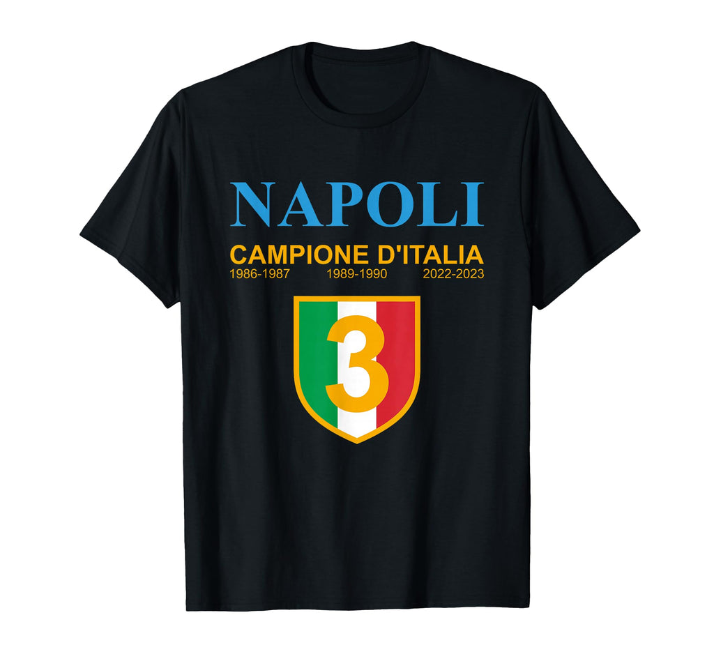 Naples 2022 2023 Italy Champion T-Shirt - Casual Everyday Wear Men Women - T-Shirt, Sweatshirt, Hoodie