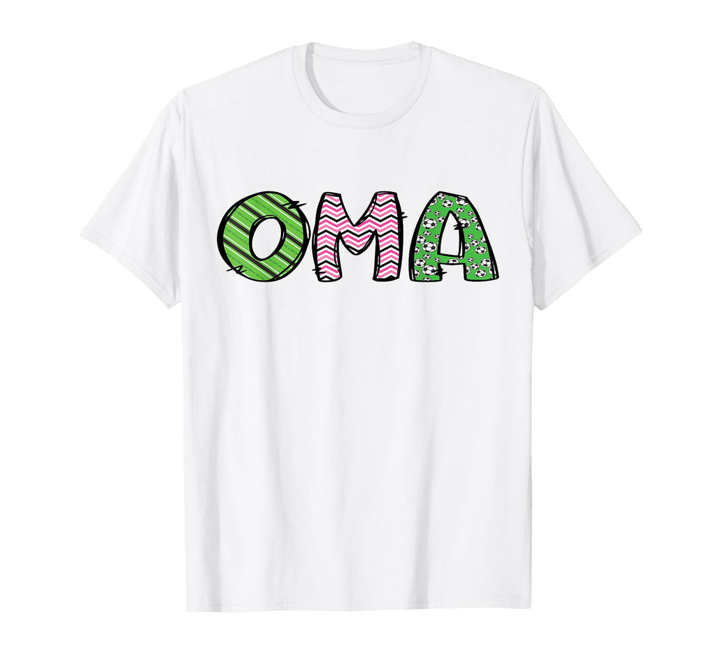 Soccer Oma Funny Soccer Birthday Family T-Shirt - Aesthetic Graphic Unisex - T-Shirt, Sweatshirt, Hoodie