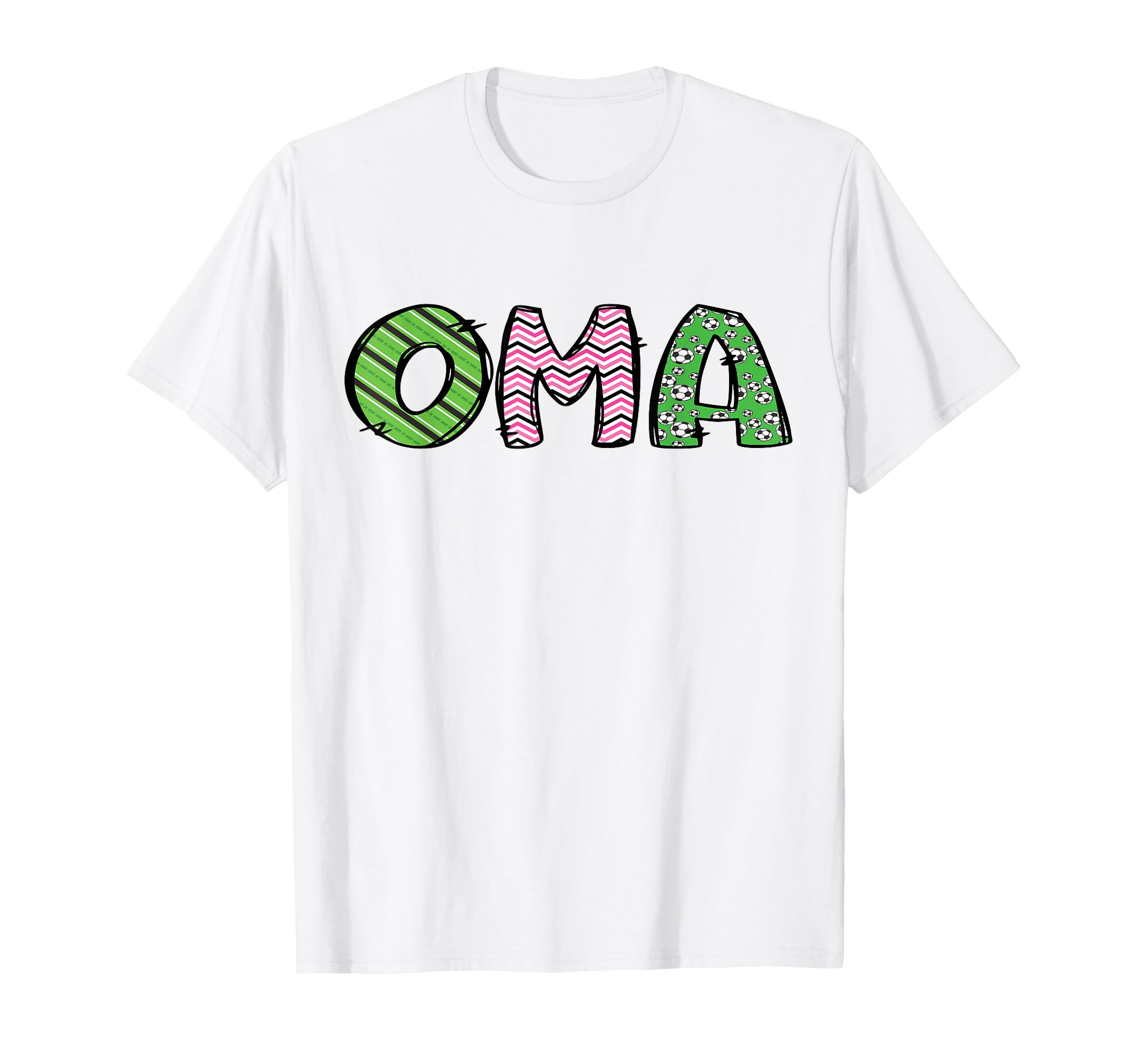 Soccer Oma Funny Soccer Birthday Family T-Shirt - Aesthetic Graphic Unisex - T-Shirt, Sweatshirt, Hoodie