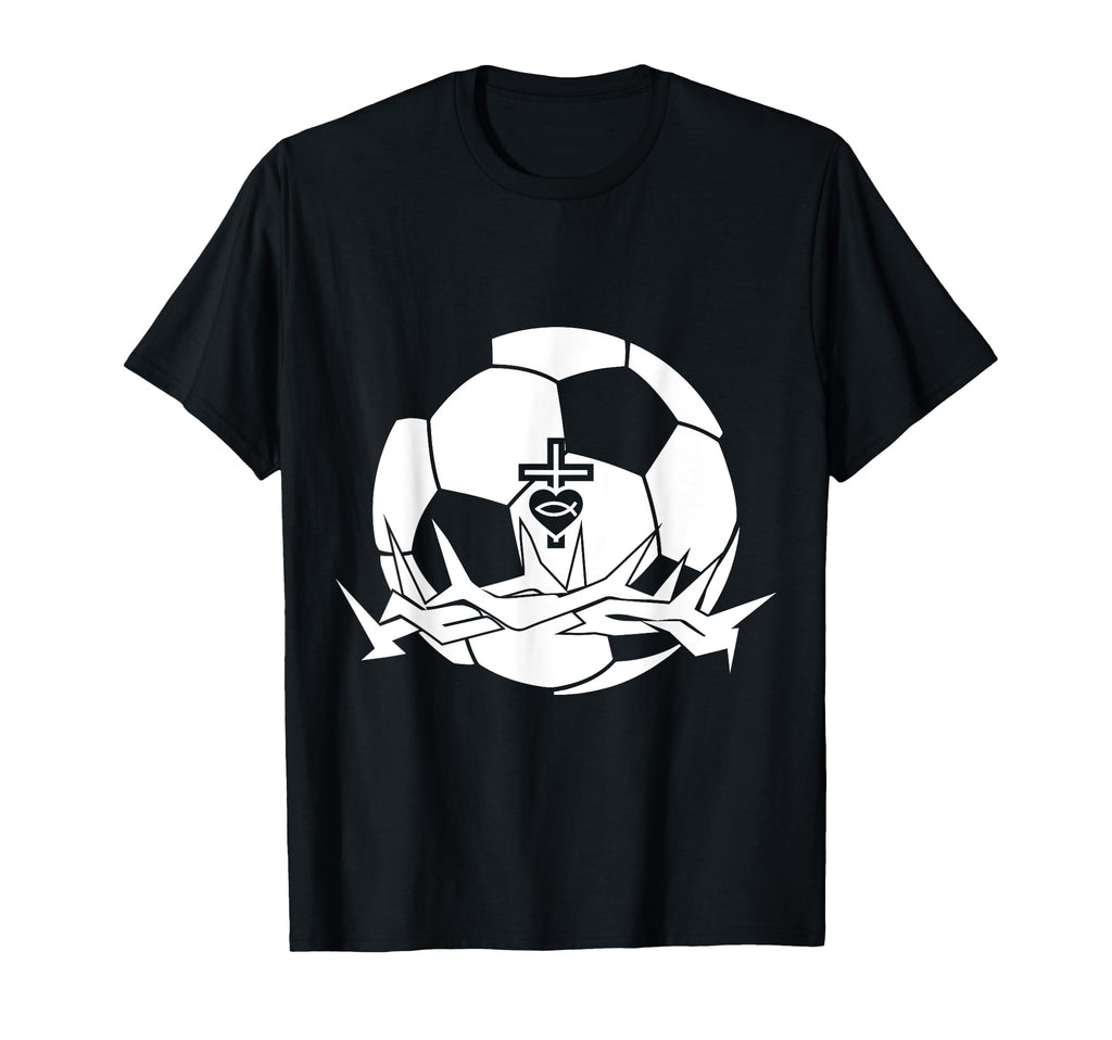 Religious Jesus Soccer Christ God Soccer T-Shirt - Aesthetic Graphic Unisex - T-Shirt, Sweatshirt, Hoodie