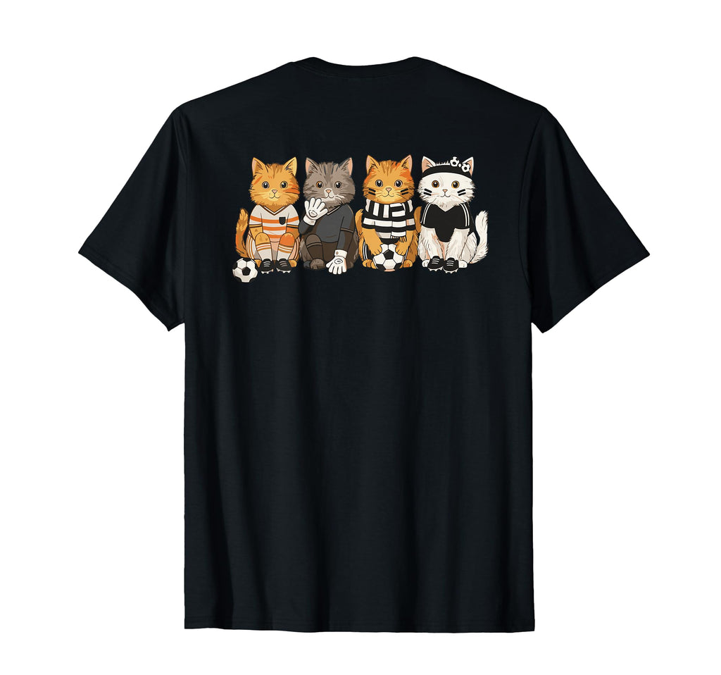 Soccer Cat Player T-Shirt - Aesthetic Graphic Men Women - T-Shirt, Sweatshirt, Hoodie