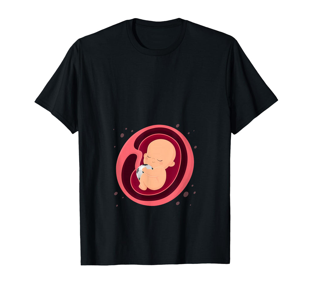 Pregnancy Announcement Soccer Players T-Shirt - Minimalist Print Unisex - T-Shirt, Sweatshirt, Hoodie