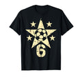 6Yr Soccer Birthday 6 Year Old 6Th T-Shirt - Aesthetic Graphic for Adults - T-Shirt, Sweatshirt, Hoodie