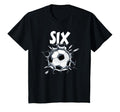 6 Year Old Soccer Birthday Party Theme T-Shirt - Graphic Print for Adults - T-Shirt, Sweatshirt, Hoodie