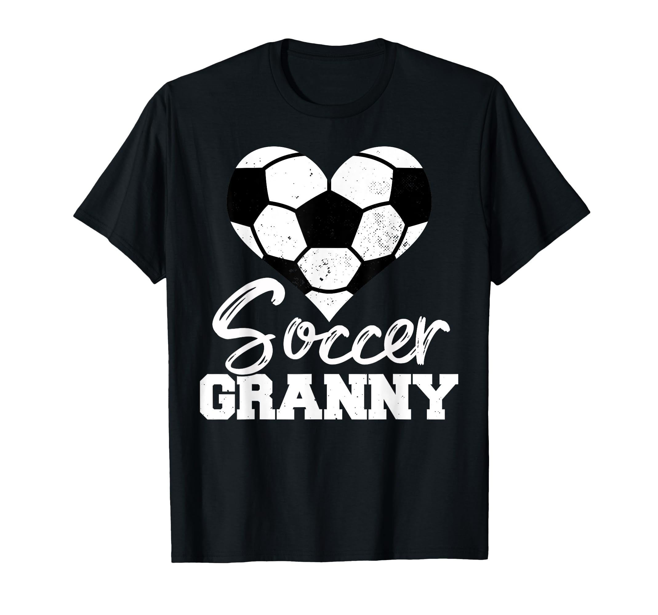Soccer Granny Heart Funny Heartfelt T-Shirt - Minimalist Print Men Women - T-Shirt, Sweatshirt, Hoodie