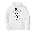 Soccer Balls Snowman Winter Sports Team Hoodie - Streetwear Style Unisex - T-Shirt, Sweatshirt, Hoodie