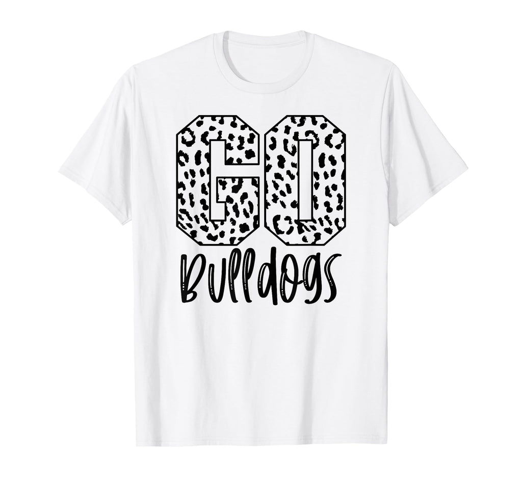 Bulldogs Team Mascot School Spirit Game T-Shirt - Unique Graphic Unisex - T-Shirt, Sweatshirt, Hoodie