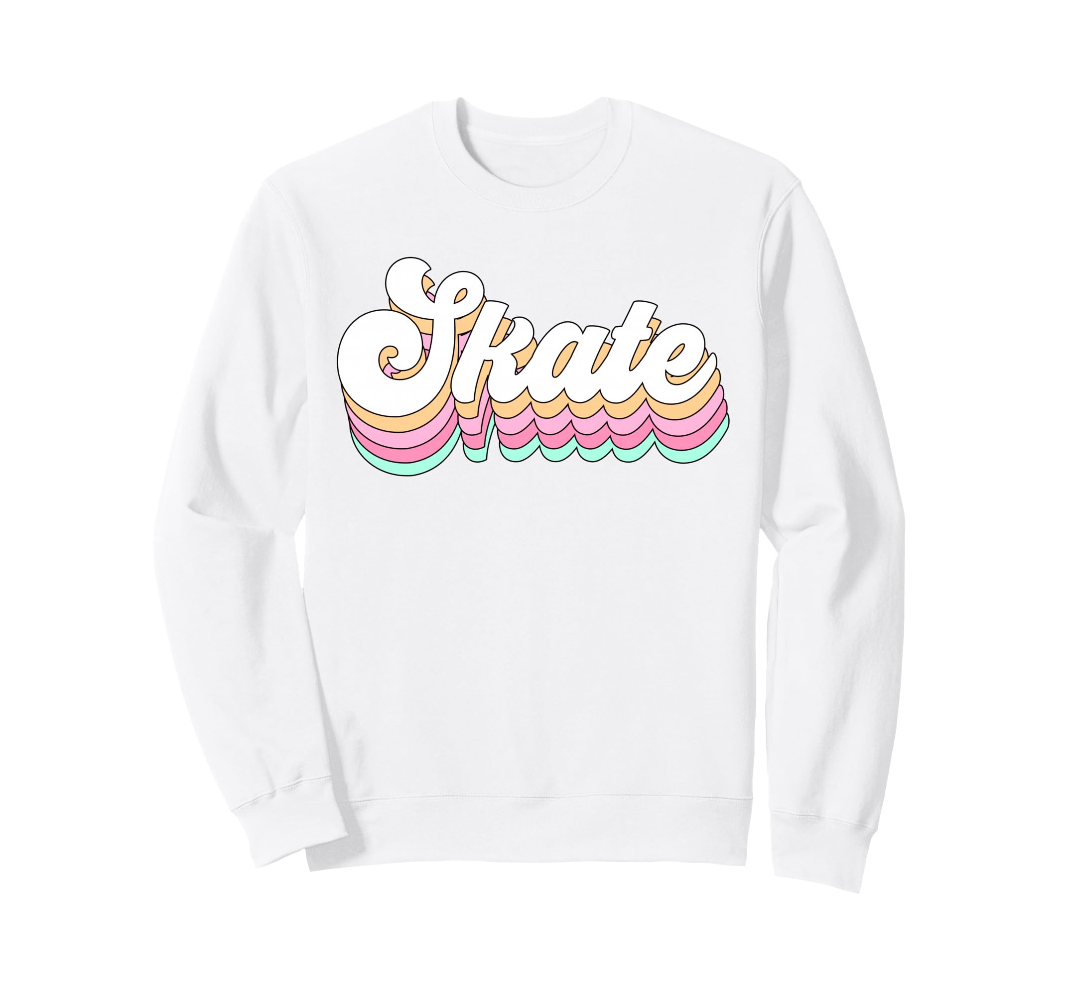 Ice Skate Figure Skating Roller Skater Sweatshirt - Graphic Print Men Women - T-Shirt, Sweatshirt, Hoodie