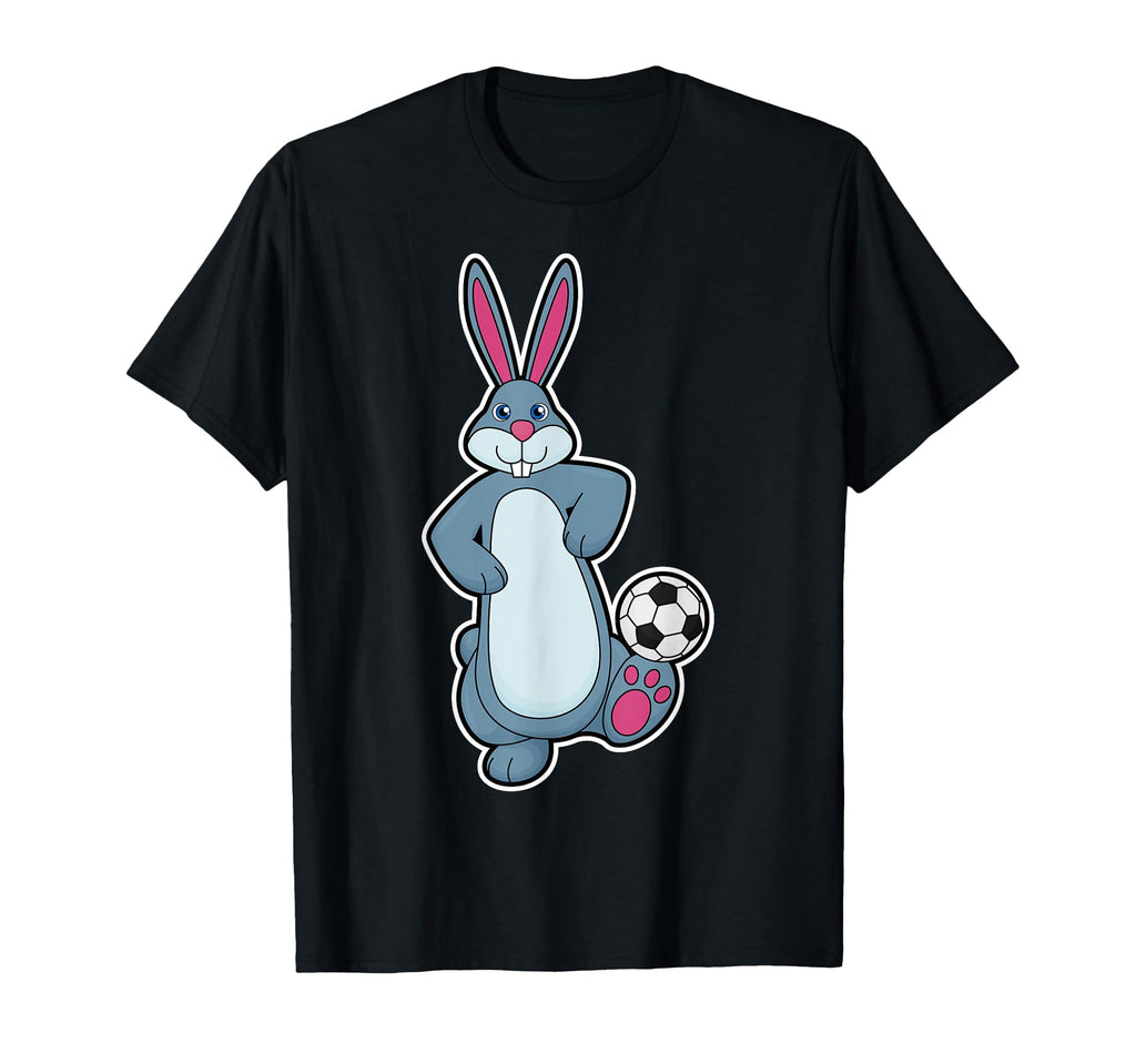 Rabbit Soccer Player Soccer Sports T-Shirt - Unique Graphic Men Women - T-Shirt, Sweatshirt, Hoodie