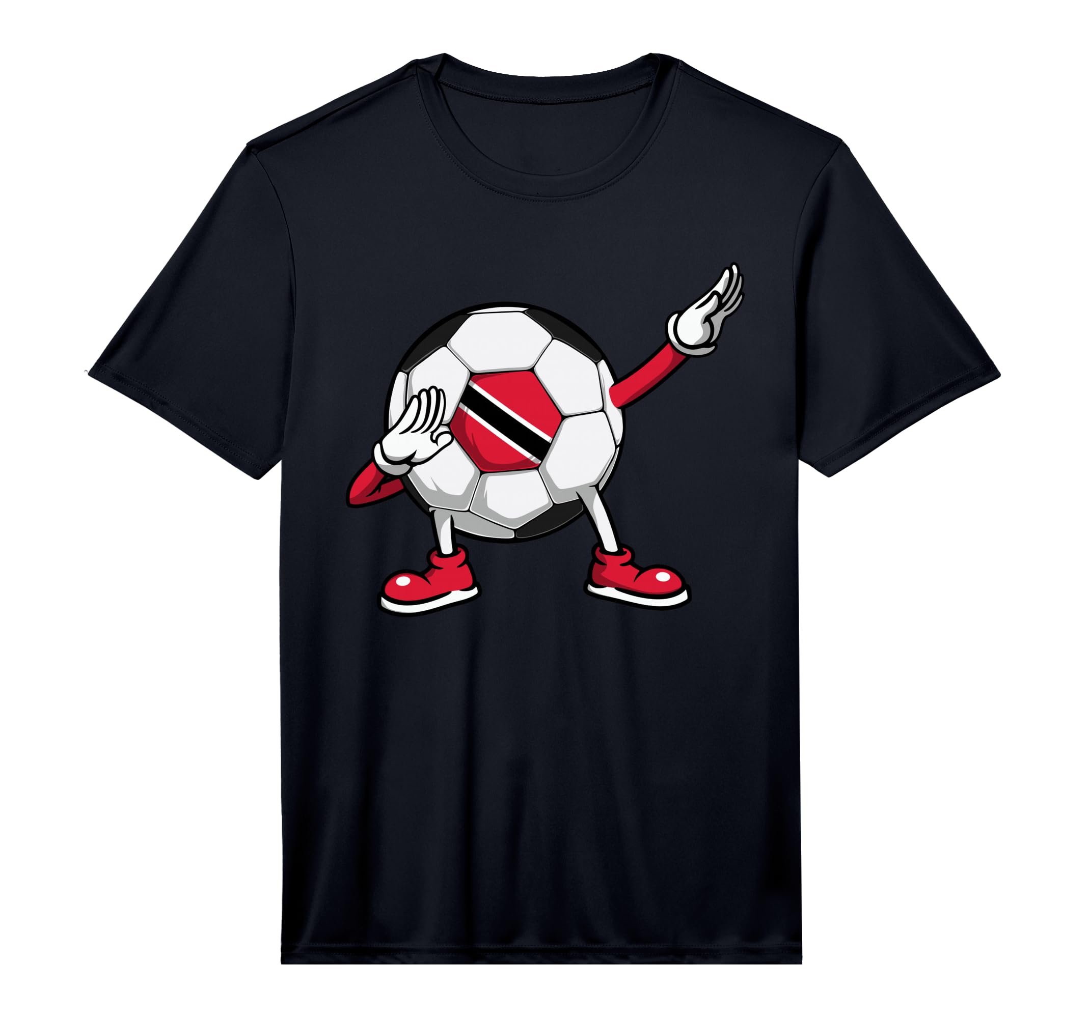 Dabbing Soccer Trinidad And Tobago T-Shirt - Minimalist Print for Adults - T-Shirt, Sweatshirt, Hoodie