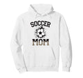 Womens Soccer Leopard Mom Soccer Mom Hoodie - Aesthetic Graphic for Adults - T-Shirt, Sweatshirt, Hoodie