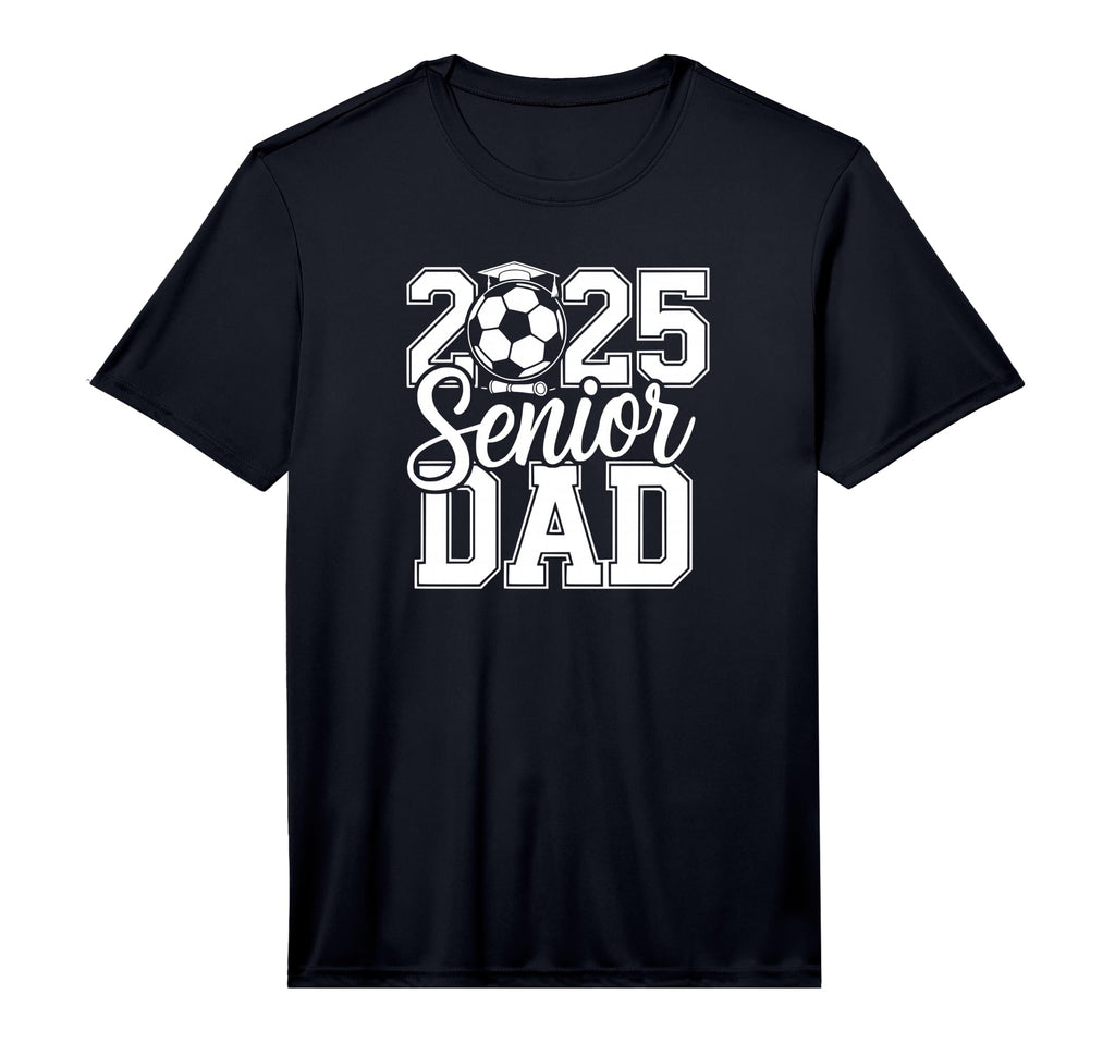 Mens Senior Soccer Dad 2025 Team T-Shirt - Fun Novelty Design Men Women - T-Shirt, Sweatshirt, Hoodie