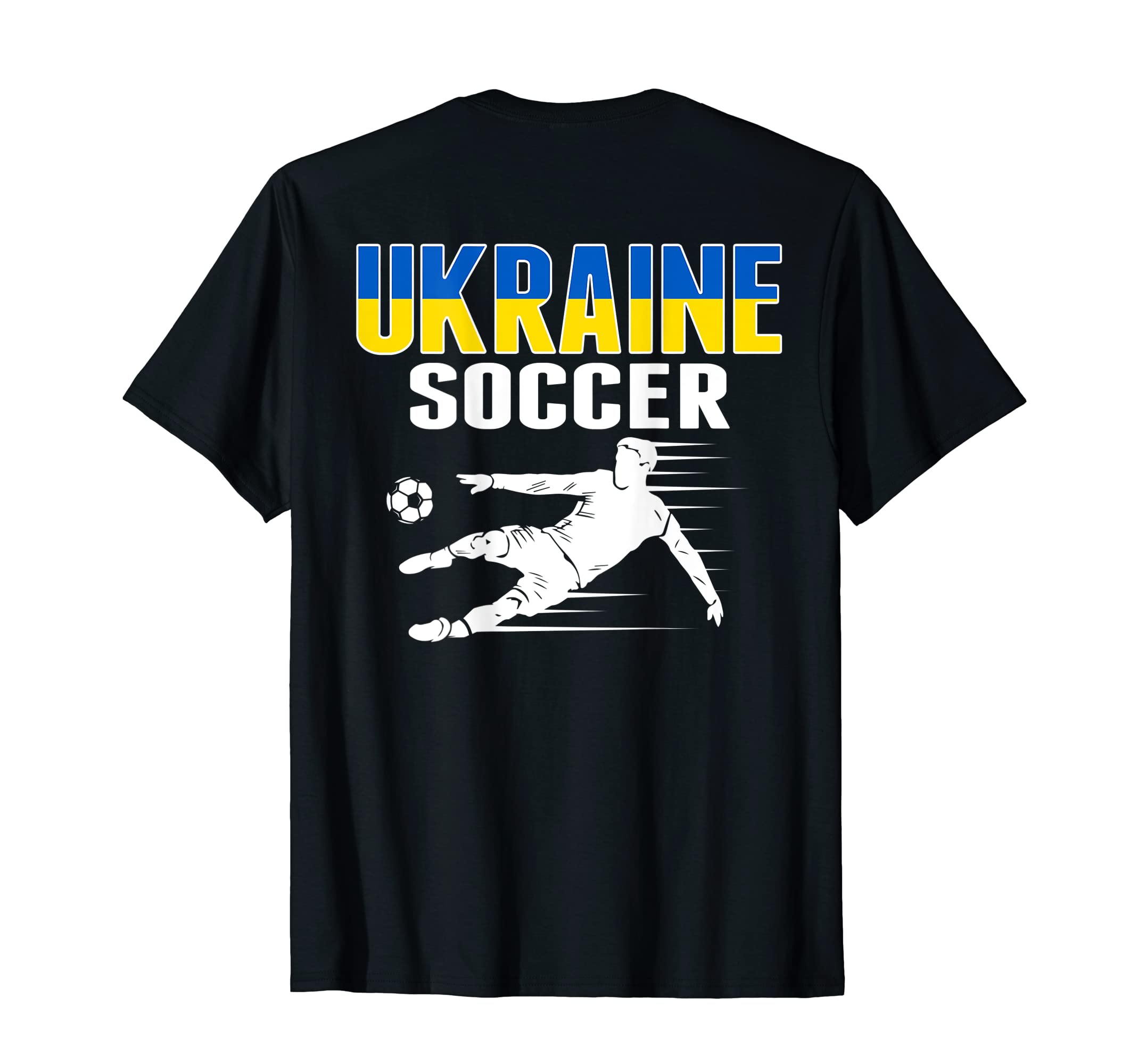 Ukraine Soccer Lovers Jersey Support T-Shirt - Custom Art Print Men Women - T-Shirt, Sweatshirt, Hoodie