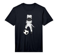 Zebra Soccer Player Wildlife Animals T-Shirt - Minimalist Print for Adults - T-Shirt, Sweatshirt, Hoodie