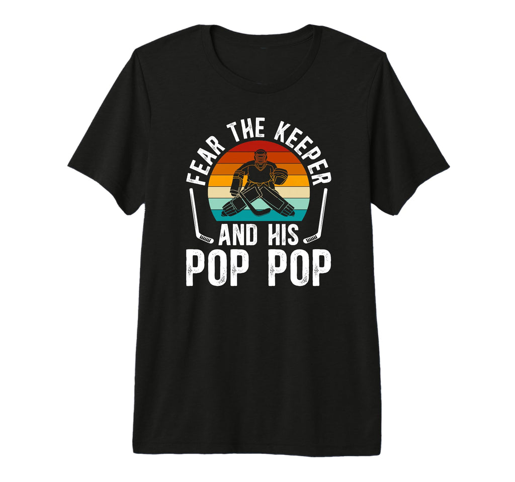 Mens Fear Hockey Keeper Pop Pop Ice T-Shirt - Trendy Graphic for Adults - T-Shirt, Sweatshirt, Hoodie