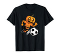 Halloween Pumpkin Soccer Jack O Lantern T-Shirt - Novelty Apparel Unisex - T-Shirt, Sweatshirt, Hoodie