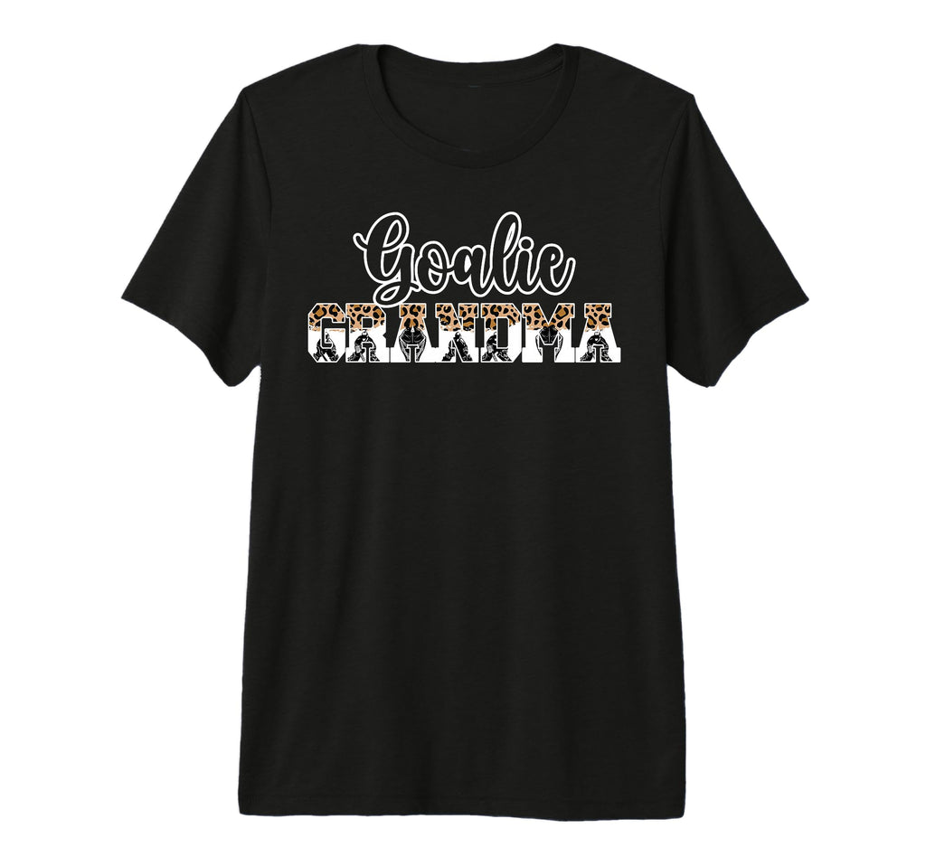 Ice Hockey Goalie Grandma Hockey T-Shirt - Casual Everyday Wear Men Women - T-Shirt, Sweatshirt, Hoodie