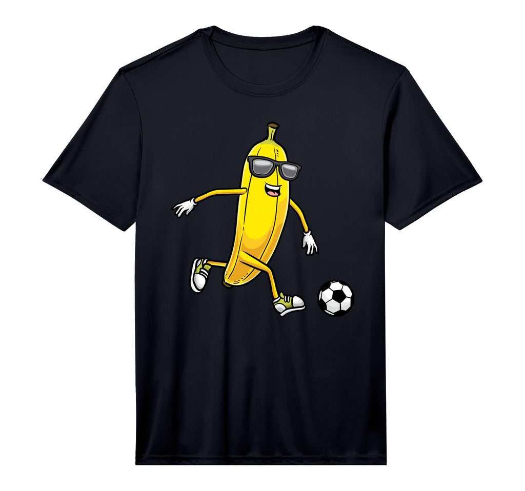 Banana Playing Soccer Fruit Soccer T-Shirt - Streetwear Style for Adults - T-Shirt, Sweatshirt, Hoodie
