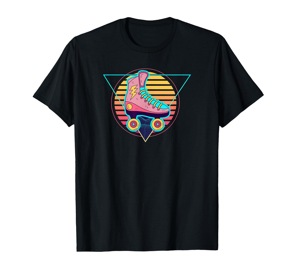 Futuristic Synthwave Roller Skate T-Shirt - Aesthetic Graphic Unisex - T-Shirt, Sweatshirt, Hoodie