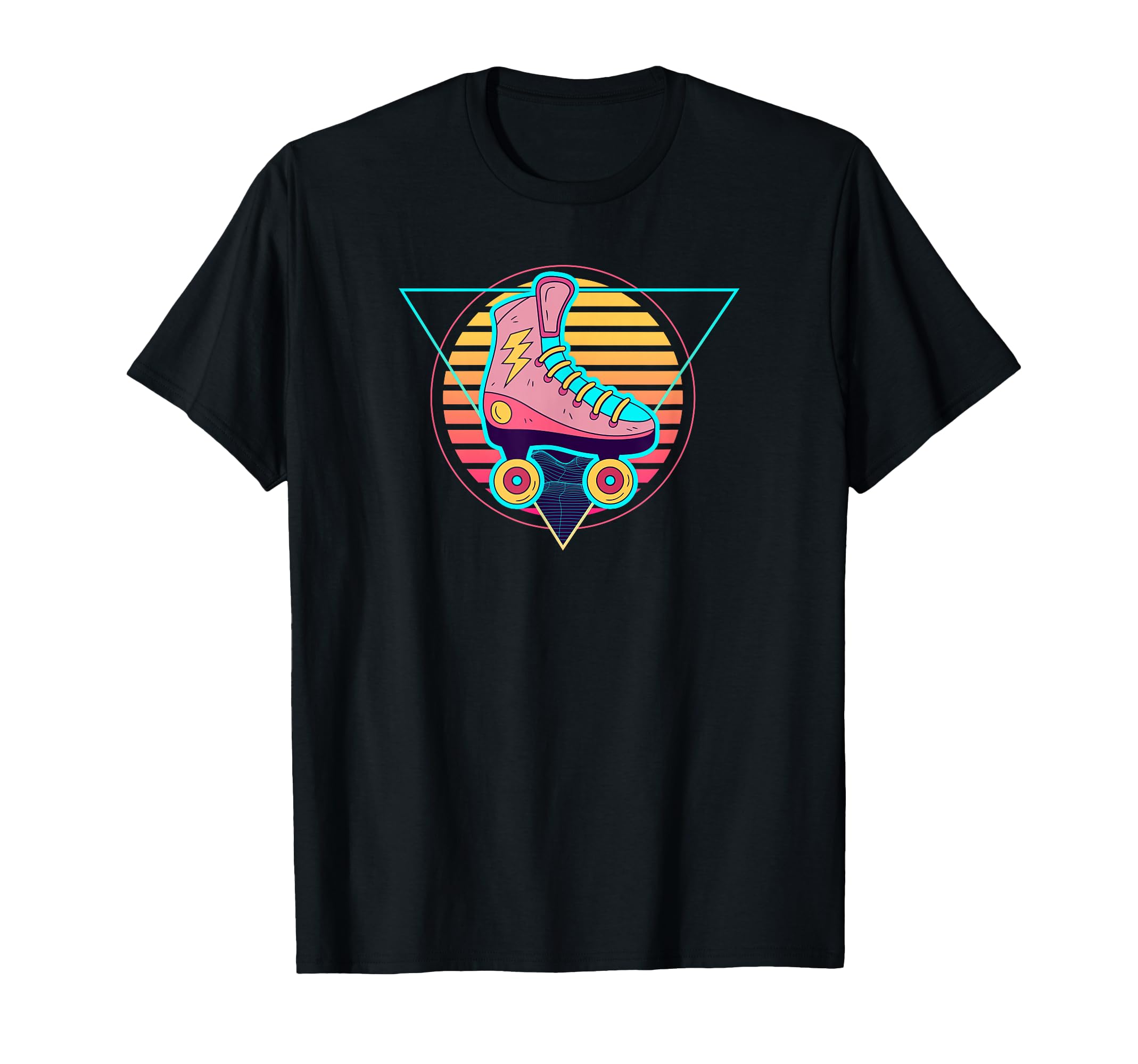 Futuristic Synthwave Roller Skate T-Shirt - Aesthetic Graphic Unisex - T-Shirt, Sweatshirt, Hoodie