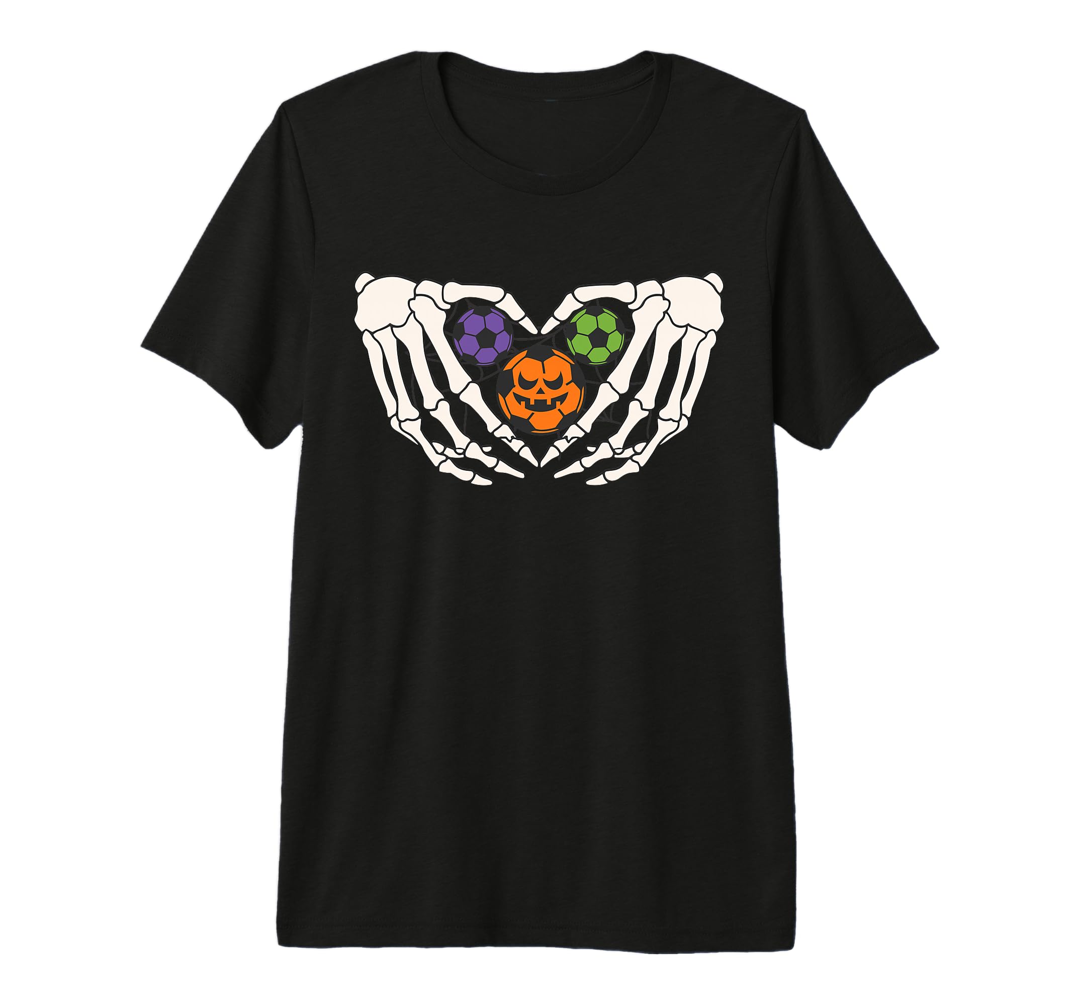 Funny Soccer Halloween Skeleton Hands T-Shirt - Streetwear Style Men Women - T-Shirt, Sweatshirt, Hoodie