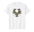 Soccer Ball Camo Heart Mom Fan Parent T-Shirt - Streetwear Style Unisex - T-Shirt, Sweatshirt, Hoodie