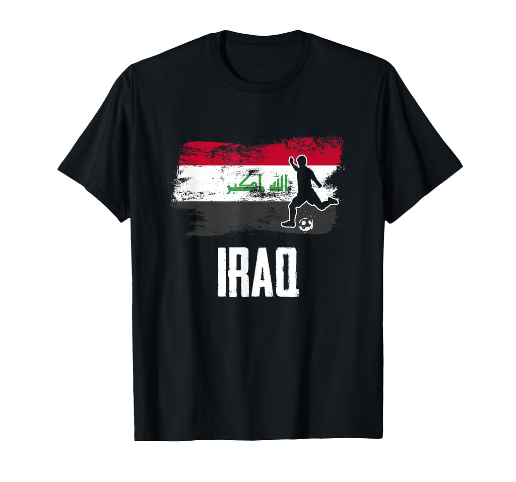 Iraq Flag Jersey Iraqi Soccer Team T-Shirt - Streetwear Style Men Women - T-Shirt, Sweatshirt, Hoodie