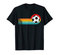 Eat Sleep Soccer Repeat Soccer Ball 70S T-Shirt - Graphic Print Unisex - T-Shirt, Sweatshirt, Hoodie
