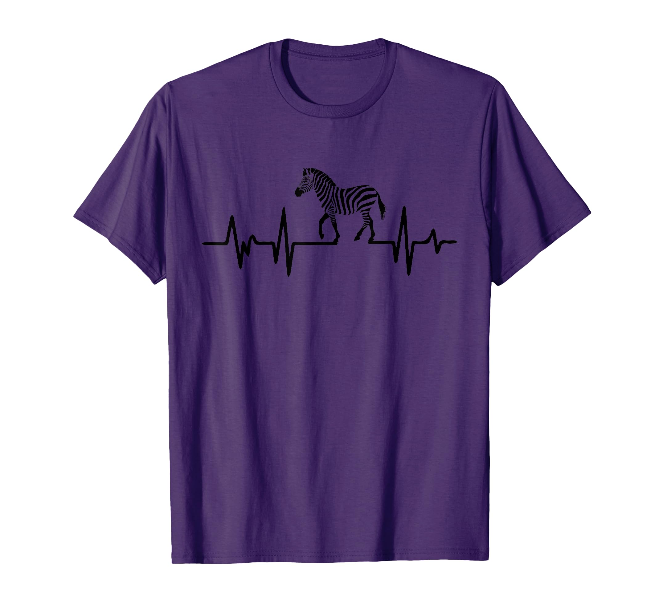 Zebra Heartbeat T-Shirt - Fun Novelty Design Unisex - T-Shirt, Sweatshirt, Hoodie