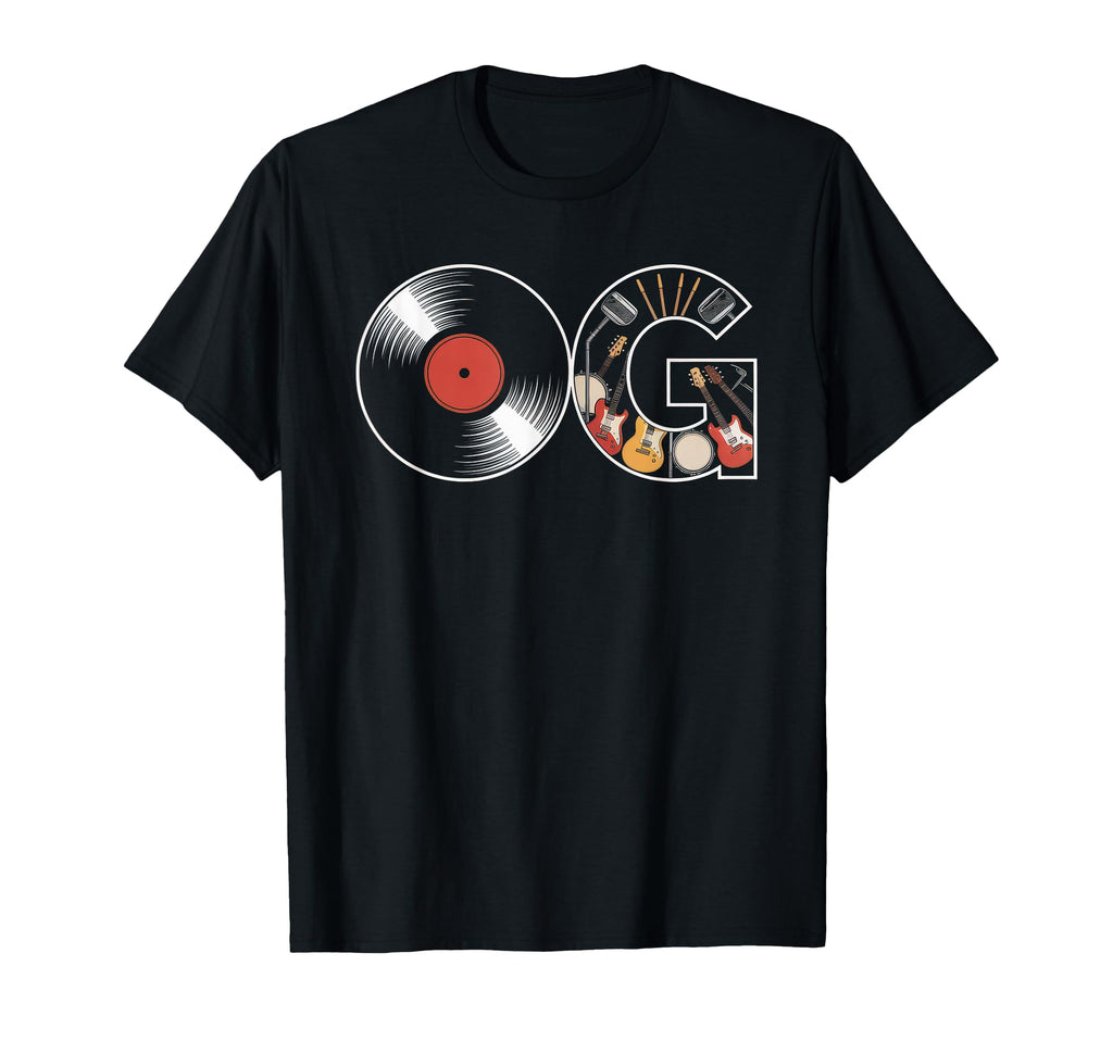 Old School Og Hip Hop Vinyl Cds T-Shirt - Streetwear Style for Adults - T-Shirt, Sweatshirt, Hoodie