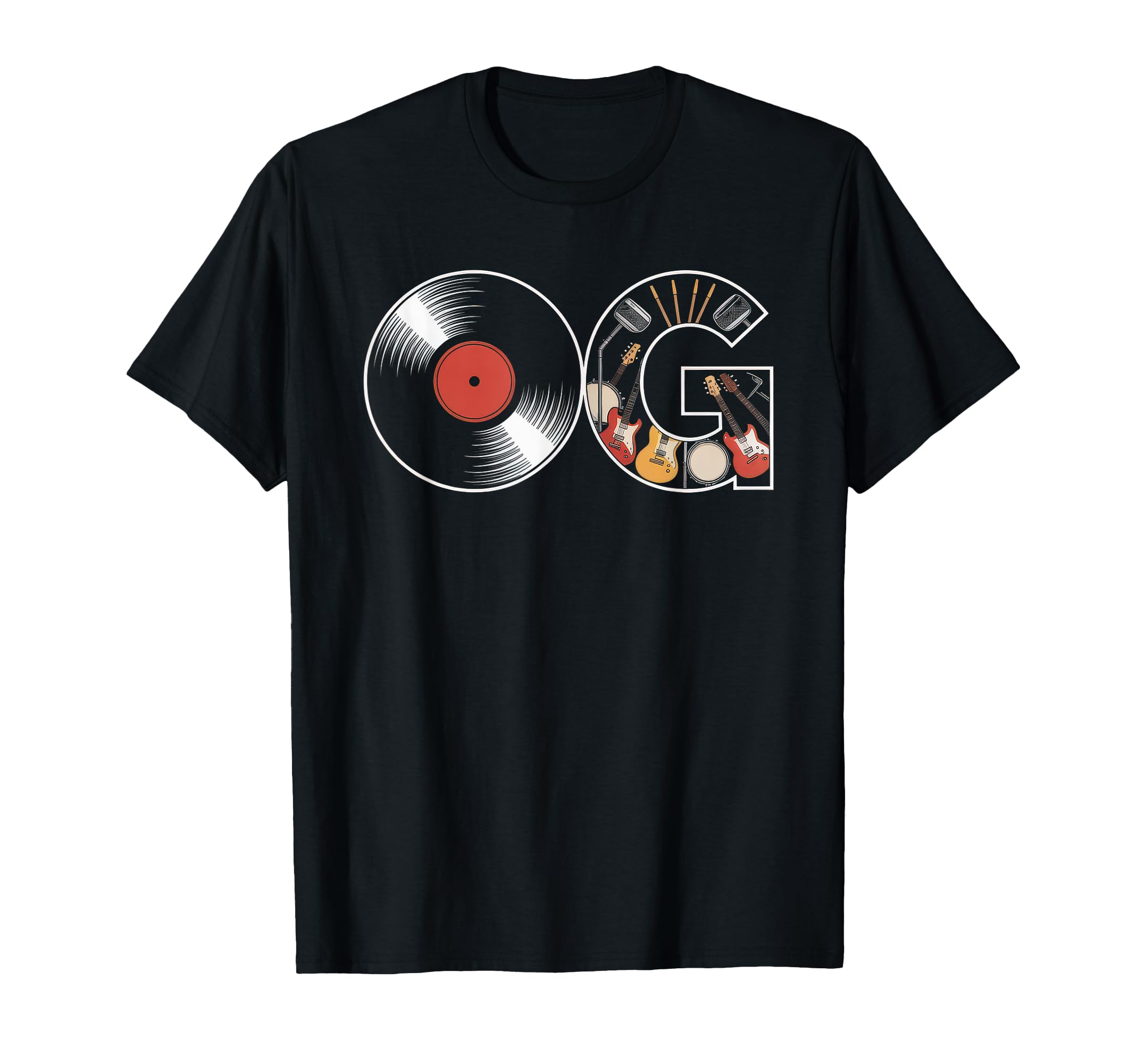 Old School Og Hip Hop Vinyl Cds T-Shirt - Streetwear Style for Adults - T-Shirt, Sweatshirt, Hoodie