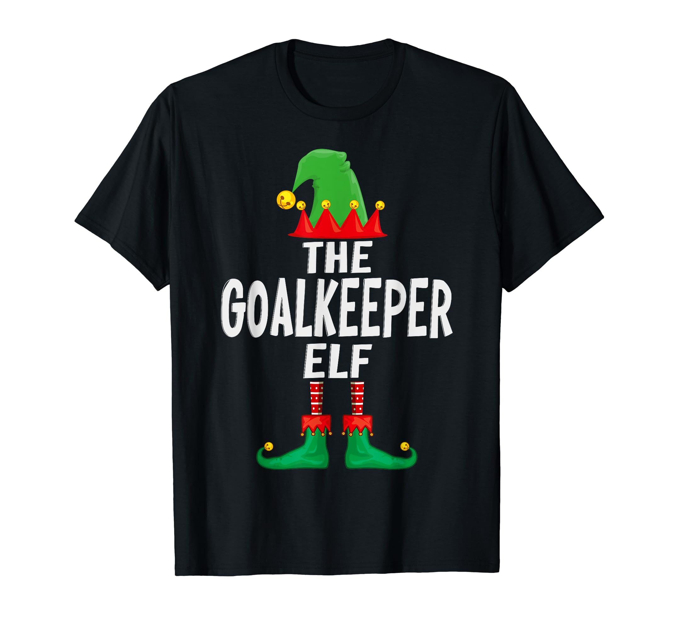 Goalkeeper Elf Matching Family T-Shirt - Minimalist Print Unisex - T-Shirt, Sweatshirt, Hoodie