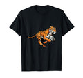 Soccer Tiger Holding Ball Fierce Sports T-Shirt - Custom Art Print Unisex - T-Shirt, Sweatshirt, Hoodie