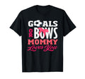 Goals Or Bows Mommy Loves You Gender T-Shirt - Custom Art Print Unisex - T-Shirt, Sweatshirt, Hoodie