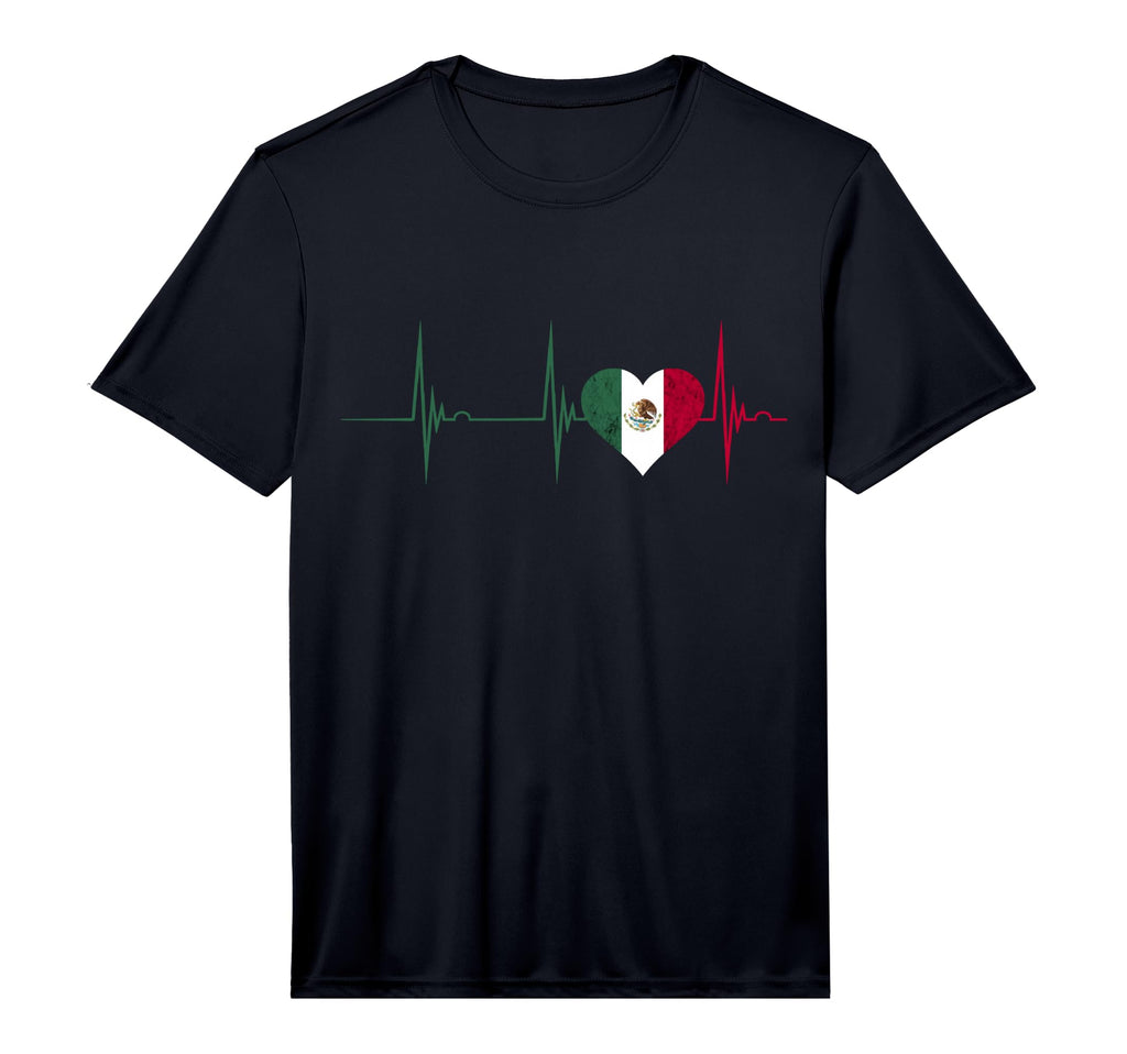 Cinco De Mayo Heartbeat Ekg Pulse T-Shirt - Unique Graphic for Adults - T-Shirt, Sweatshirt, Hoodie