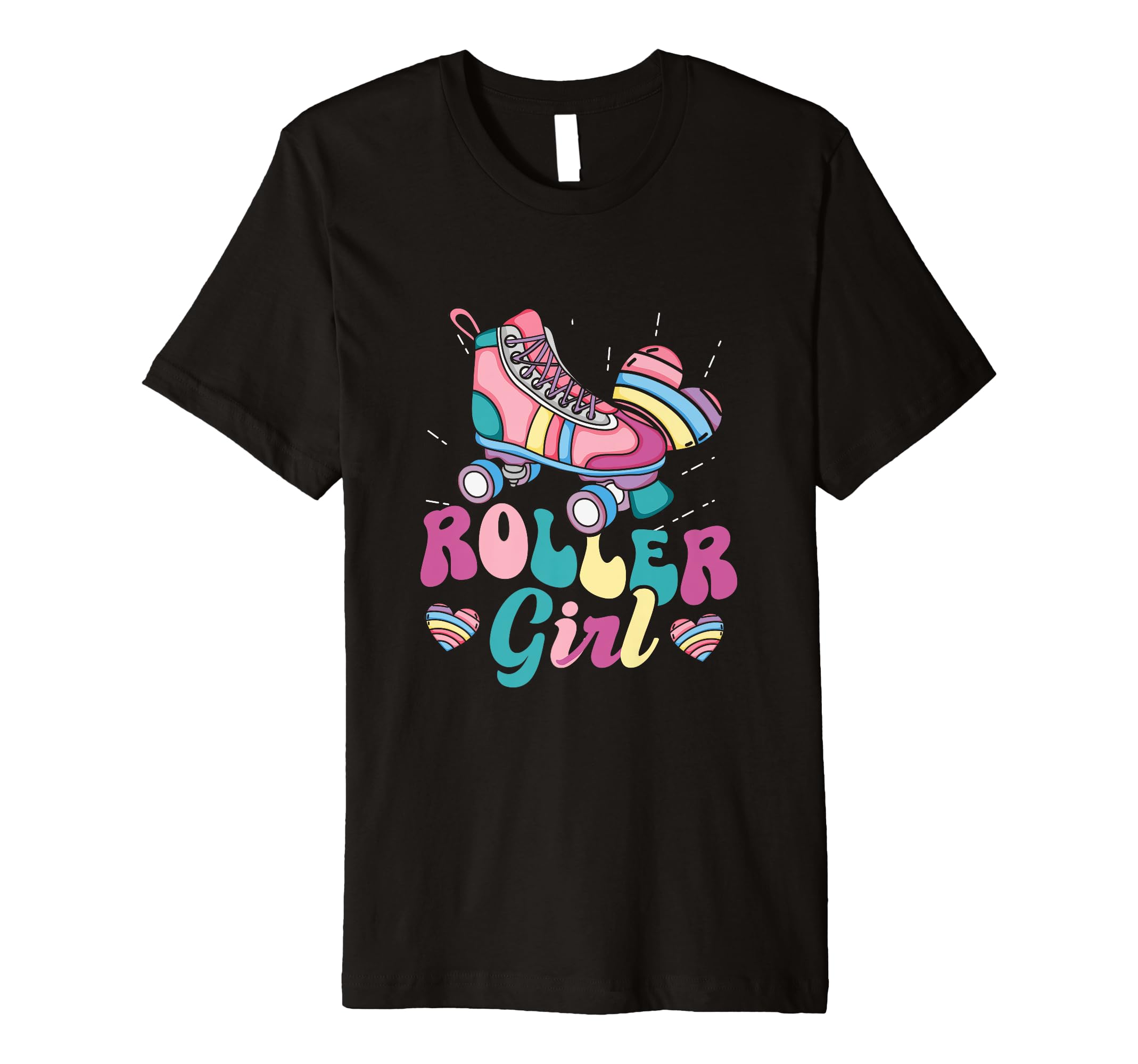 Roller Skater Skating 70S 80S 90S Skates T-Shirt - Trendy Graphic Men Women - T-Shirt, Sweatshirt, Hoodie