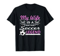 Soccer My Wife Is Fantasy Baseball T-Shirt - Unique Graphic for Adults - T-Shirt, Sweatshirt, Hoodie