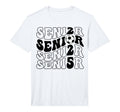Groovy Senior 2025 Soccer Class 2025 T-Shirt - Unique Graphic Men Women - T-Shirt, Sweatshirt, Hoodie