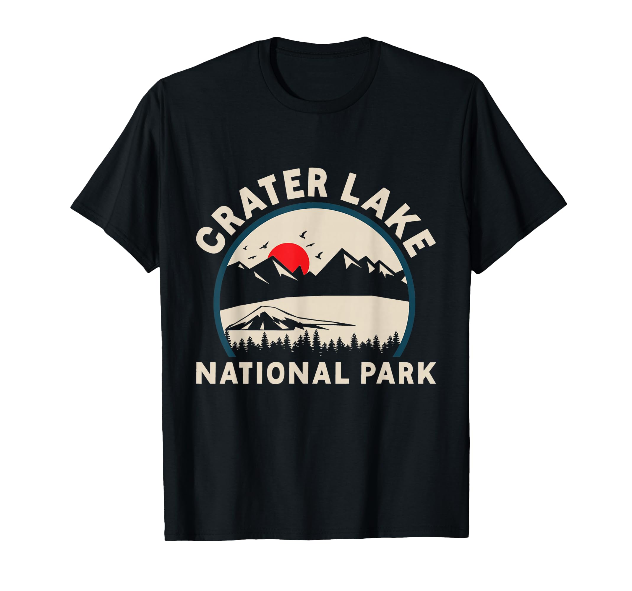Crater Lake National Park Outdoor T-Shirt - Streetwear Style for Adults - T-Shirt, Sweatshirt, Hoodie