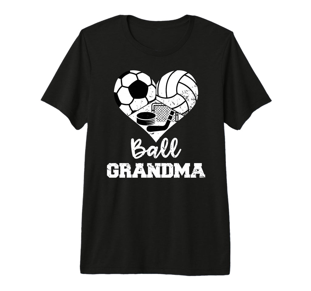 Ball Grandma Heart Funny Soccer T-Shirt - Streetwear Style Men Women - T-Shirt, Sweatshirt, Hoodie