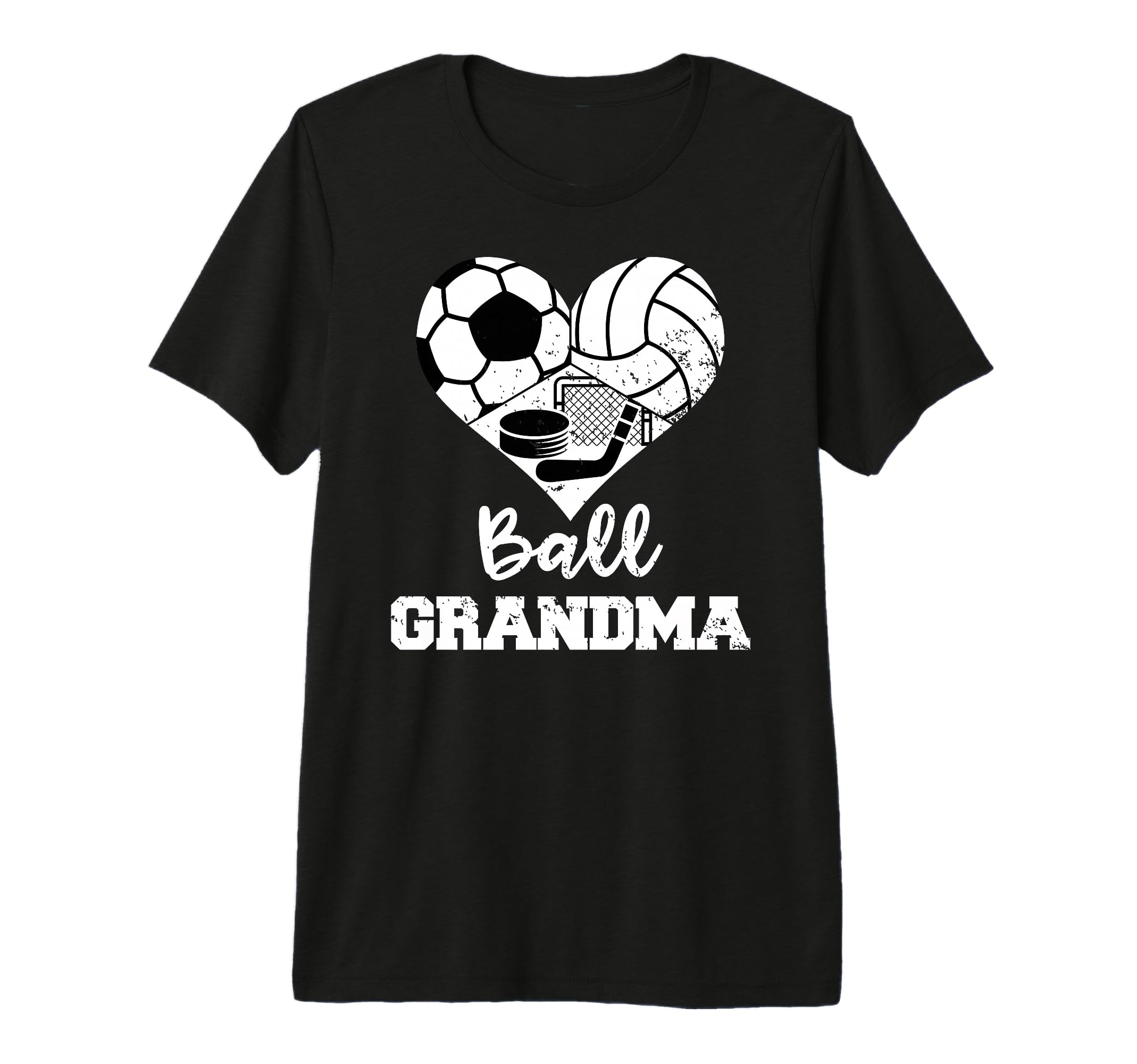 Ball Grandma Heart Funny Soccer T-Shirt - Streetwear Style Men Women - T-Shirt, Sweatshirt, Hoodie
