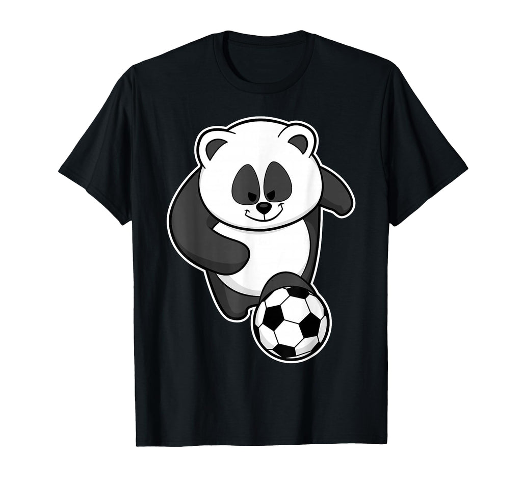Panda Soccer Player Soccer Sports T-Shirt - Minimalist Print for Adults - T-Shirt, Sweatshirt, Hoodie