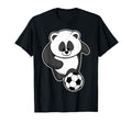 Panda Soccer Player Soccer Sports T-Shirt - Minimalist Print for Adults - T-Shirt, Sweatshirt, Hoodie