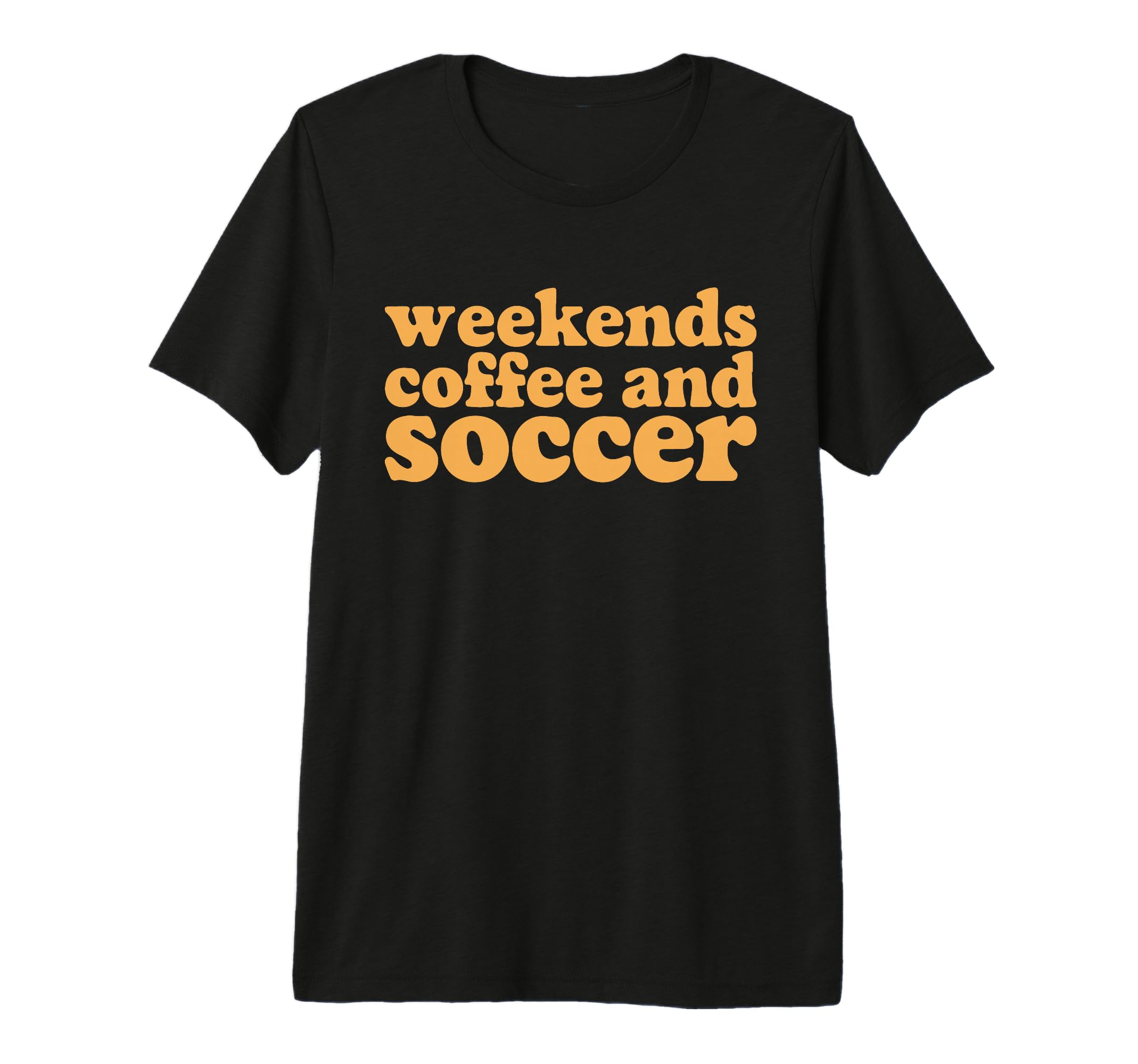 Weekends Coffee And Soccer Groovy Mom T-Shirt - Aesthetic Graphic Unisex - T-Shirt, Sweatshirt, Hoodie