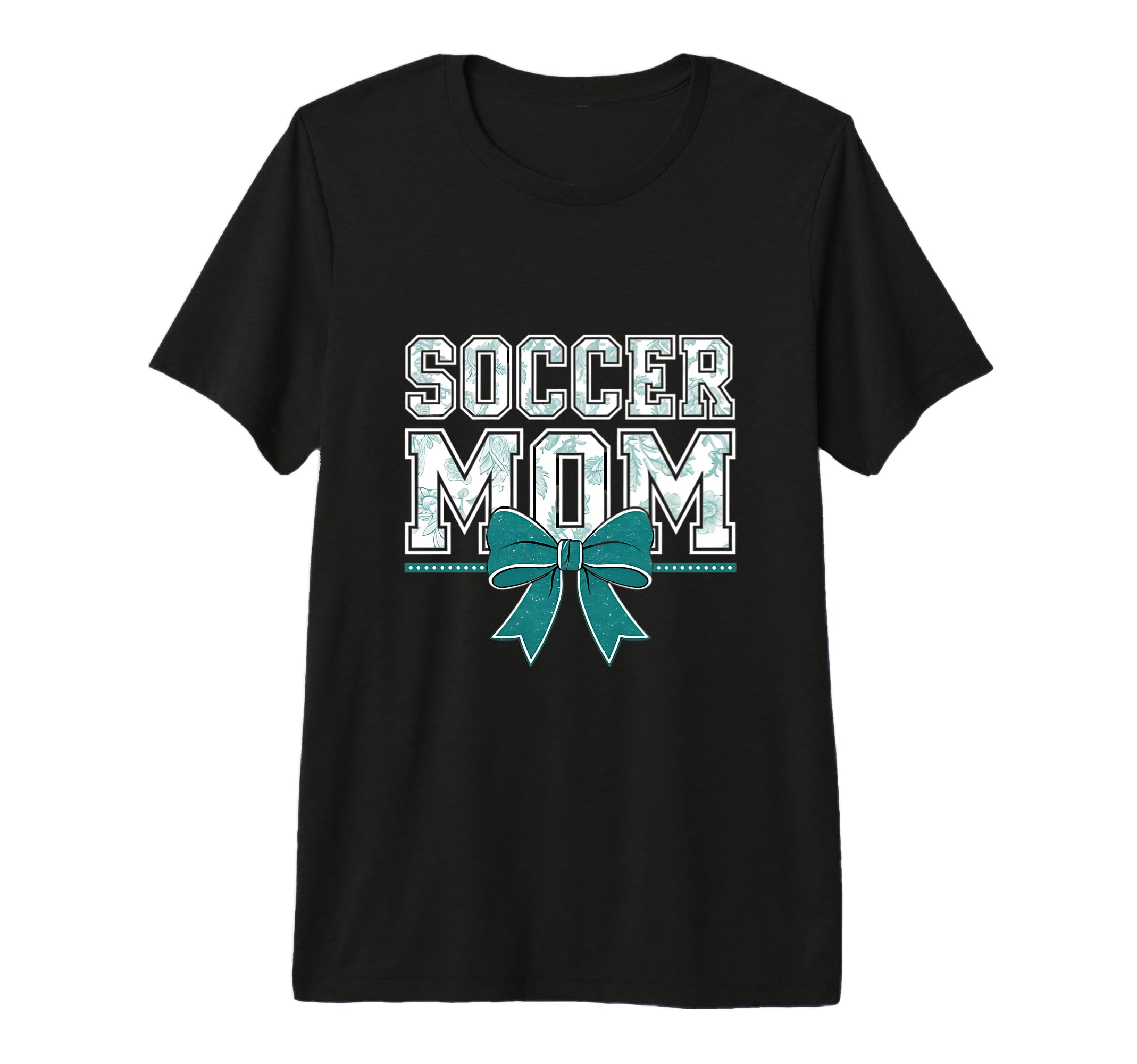 Soccer Mom Coquette Bow Mothers Day Tri T-Shirt - Custom Art Print Unisex - T-Shirt, Sweatshirt, Hoodie