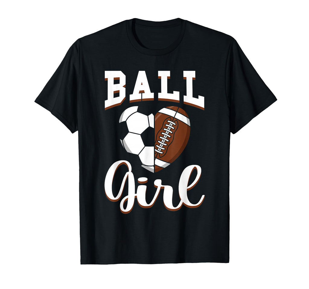 Ball Soccer Football Lovers Gifts Heart T-Shirt - Graphic Print Men Women - T-Shirt, Sweatshirt, Hoodie